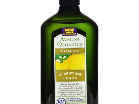 Avalon Organics Clarifying Shampoo Lemon With Shea Butter - 11 Fl Oz For Sale