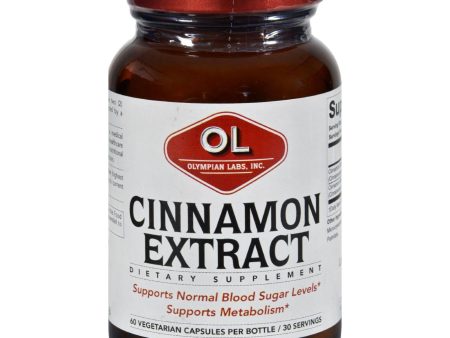 Olympian Labs Cinnamon Extract - 500 Mg - 60 Capsules Online Hot Sale