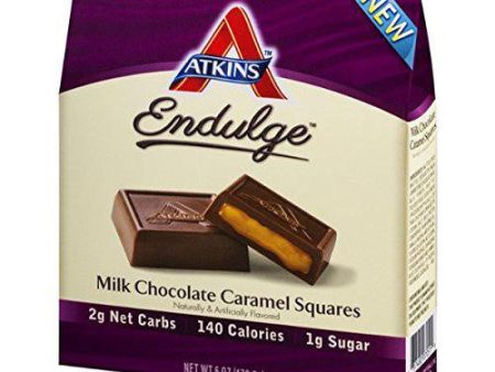 Atkins Endulge Pieces - Milk Chocolate Caramel Squares - 5 Oz - 1 Case Online Sale