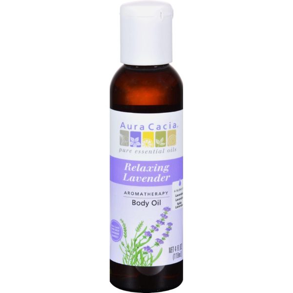 Aura Cacia Aromatherapy Body Oil Lavender Harvest - 4 Fl Oz Online