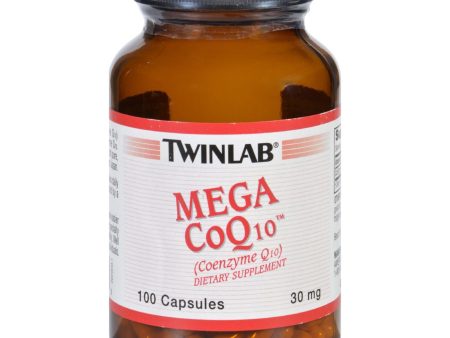 Twinlab Mega Coq10 - 30 Mg - 100 Capsules Online now