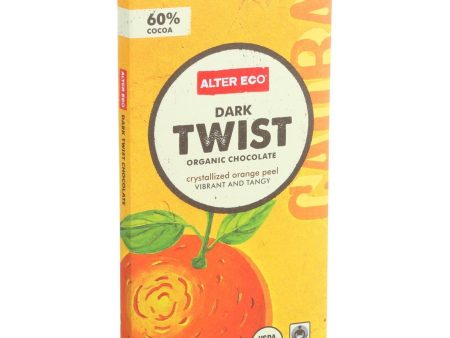 Alter Eco Americas Organic Chocolate Bar - Dark Twist - 2.82 Oz Bars - Case Of 12 Supply