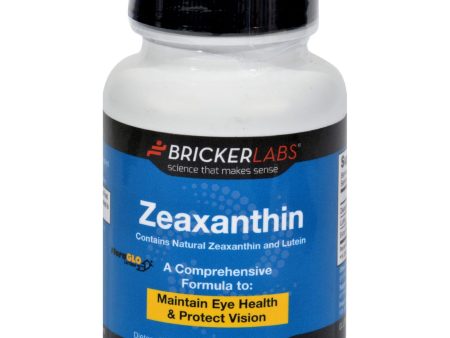 Bricker Labs Zeaxanthin With Lutein - 30 Softgels Cheap