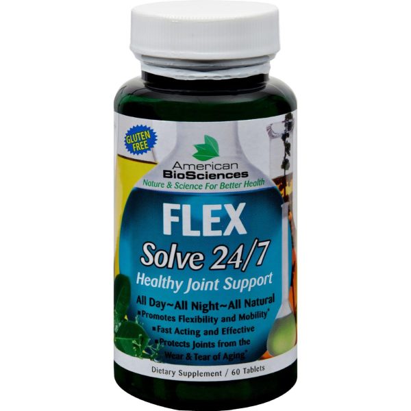 American Bio-sciences Flexsolve 24 7 - 60 Tablets Online