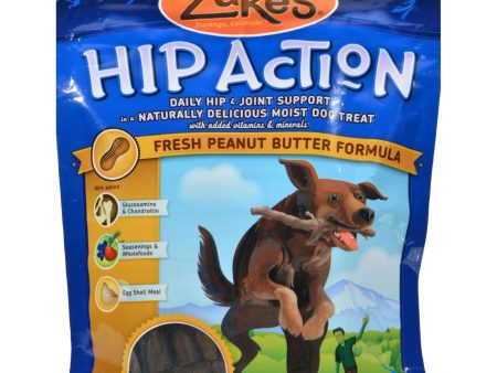 Zuke s Hip Action Dog Treats - Peanut Butter Formula - Case Of 12 - 6 Oz on Sale