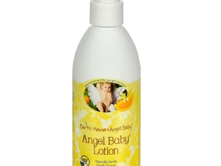 Earth Mama Angel Baby Lotion Vanilla Orange - 8 Fl Oz Online now