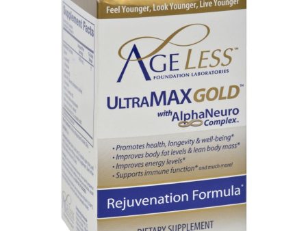 Ageless Foundation Ultramax Gold With Alphaneuro Complex - 90 Capsules Cheap