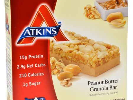 Atkins Advantage Bar Peanut Butter Granola - 5 Bars on Sale