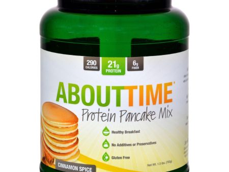 About Time Protein Pancake Mix - Cinnamon Spice - 1.5 Lb Hot on Sale