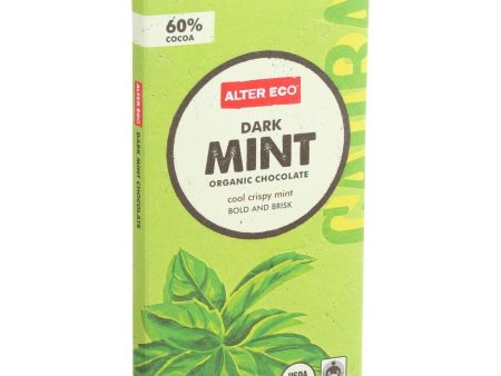 Alter Eco Americas Organic Chocolate Bar - Dark Mint - 2.82 Oz Bars - Case Of 12 Online Sale