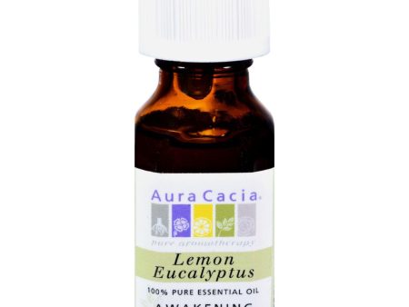 Aura Cacia 100% Pure Essential Oil Lemon Eucalyptus - 0.5 Fl Oz Discount