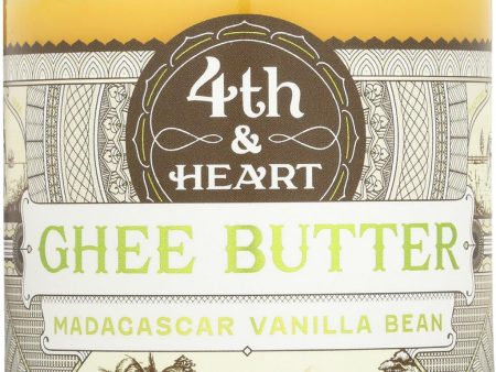 4th And Heart Ghee Butter - Madagascar Vanilla Bean - Case Of 6 - 9 Oz. Online now