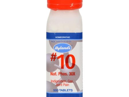 Hylands Homeopathic Number 10 Natrum Phosphoricum 30x - 500 Tablets For Sale