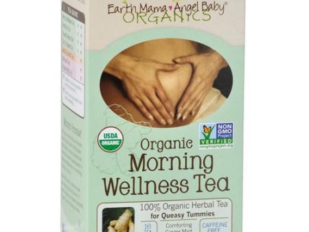 Earth Mama Angel Baby Morning Wellness Tea - 16 Tea Bags For Discount